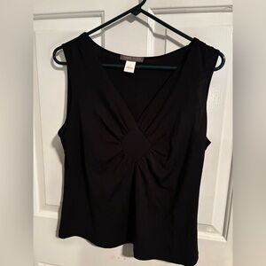 Sigrid Olsen Black Stretchy Tank Top
